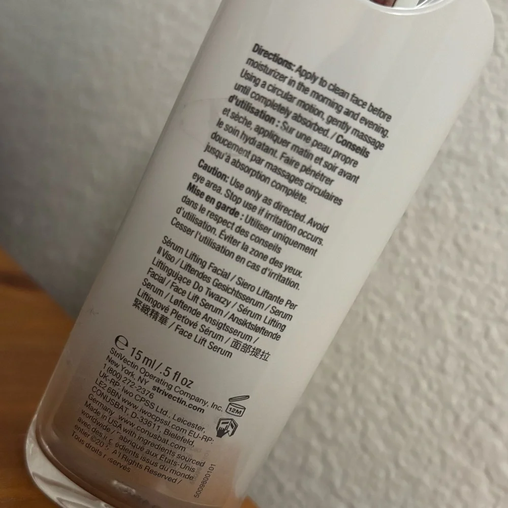 StriVectin Peptight Luxury Face Lift Serum .5oz - Picture 3 of 3